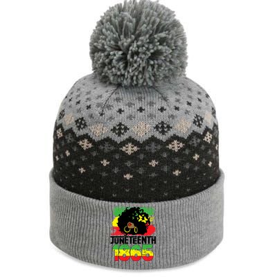 Juneteenth Is My Independence Day Black Women Freedom 1865 The Baniff Cuffed Pom Beanie