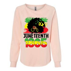 Juneteenth Is My Independence Day Black Women Freedom 1865 Womens California Wash Sweatshirt