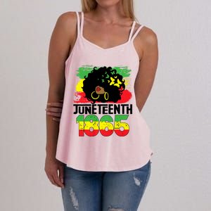 Juneteenth Is My Independence Day Black Women Freedom 1865 Women's Strappy Tank