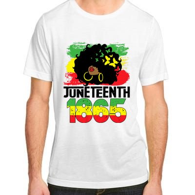 Juneteenth Is My Independence Day Black Women Freedom 1865 Adult ChromaSoft Performance T-Shirt