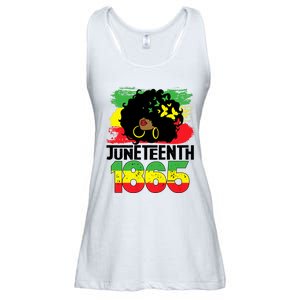 Juneteenth Is My Independence Day Black Women Freedom 1865 Ladies Essential Flowy Tank