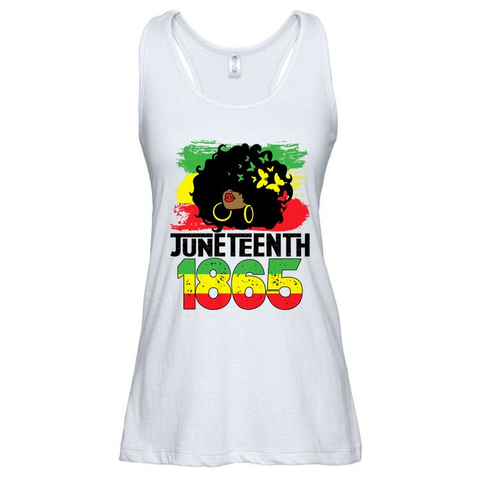 Juneteenth Is My Independence Day Black Women Freedom 1865 Ladies Essential Flowy Tank