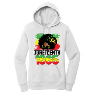 Juneteenth Is My Independence Day Black Women Freedom 1865 Women's Pullover Hoodie