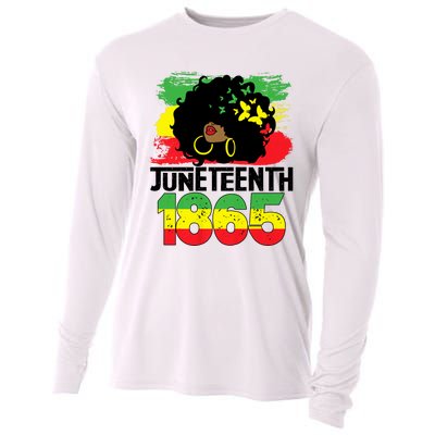 Juneteenth Is My Independence Day Black Women Freedom 1865 Cooling Performance Long Sleeve Crew