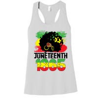 Juneteenth Is My Independence Day Black Women Freedom 1865 Women's Racerback Tank