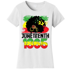 Juneteenth Is My Independence Day Black Women Freedom 1865 Women's T-Shirt