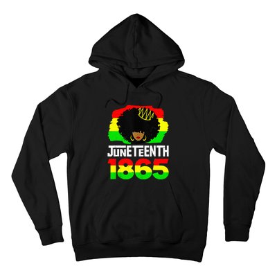 Juneteenth Is My Independence Day Afro Melanin Black Queen Hoodie