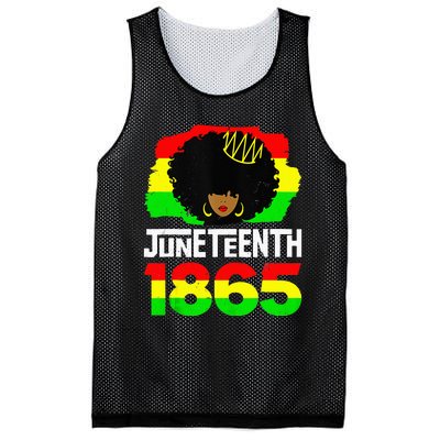 Juneteenth Is My Independence Day Afro Melanin Black Queen Mesh Reversible Basketball Jersey Tank