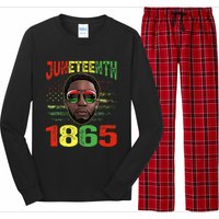 Juneteenth Is My Independence Day Black King Fathers Day Long Sleeve Pajama Set