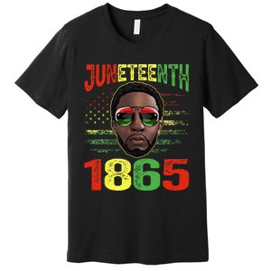 Juneteenth Is My Independence Day Black King Fathers Day Premium T-Shirt