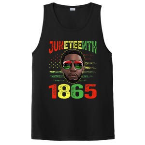 Juneteenth Is My Independence Day Black King Fathers Day PosiCharge Competitor Tank