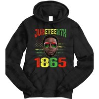 Juneteenth Is My Independence Day Black King Fathers Day Tie Dye Hoodie