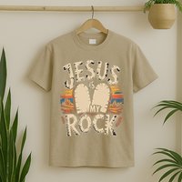 Jesus Is My Rock Biblical Faith T-Shirt