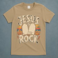 Jesus Is My Rock Biblical Faith T-Shirt