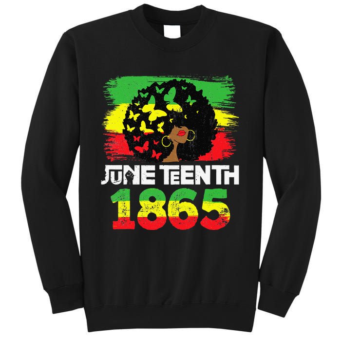 Juneteenth Is My Independence Day Black  Black Pride Sweatshirt