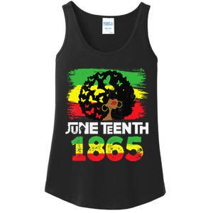 Juneteenth Is My Independence Day Black  Black Pride Ladies Essential Tank