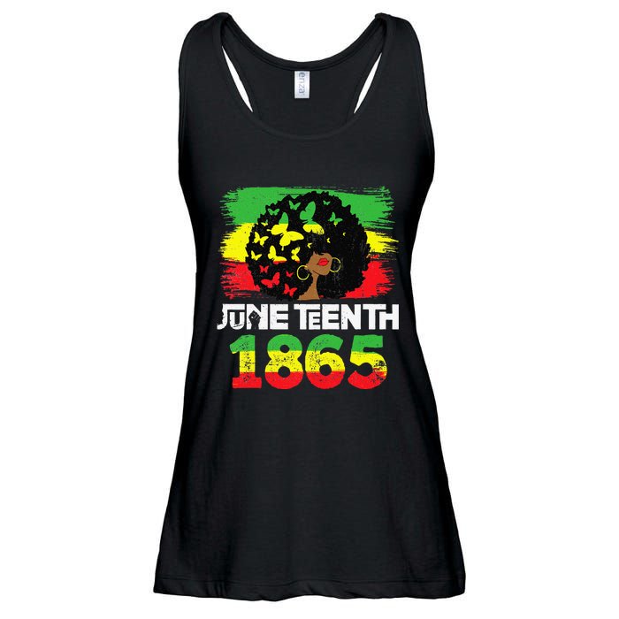 Juneteenth Is My Independence Day Black  Black Pride Ladies Essential Flowy Tank