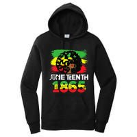 Juneteenth Is My Independence Day Black  Black Pride Women's Pullover Hoodie