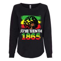 Juneteenth Is My Independence Day Black  Black Pride Womens California Wash Sweatshirt