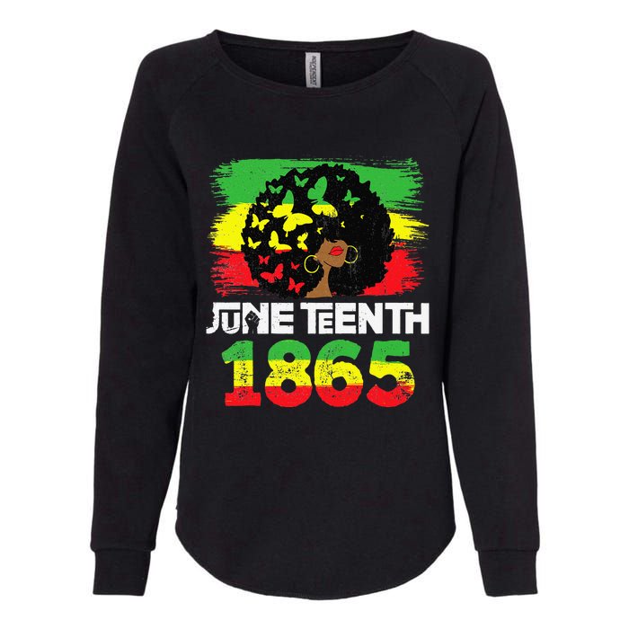 Juneteenth Is My Independence Day Black  Black Pride Womens California Wash Sweatshirt