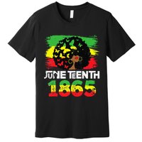 Juneteenth Is My Independence Day Black  Black Pride Premium T-Shirt