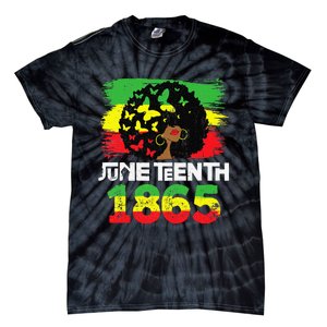 Juneteenth Is My Independence Day Black  Black Pride Tie-Dye T-Shirt