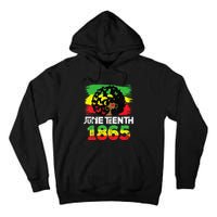 Juneteenth Is My Independence Day Black  Black Pride Tall Hoodie