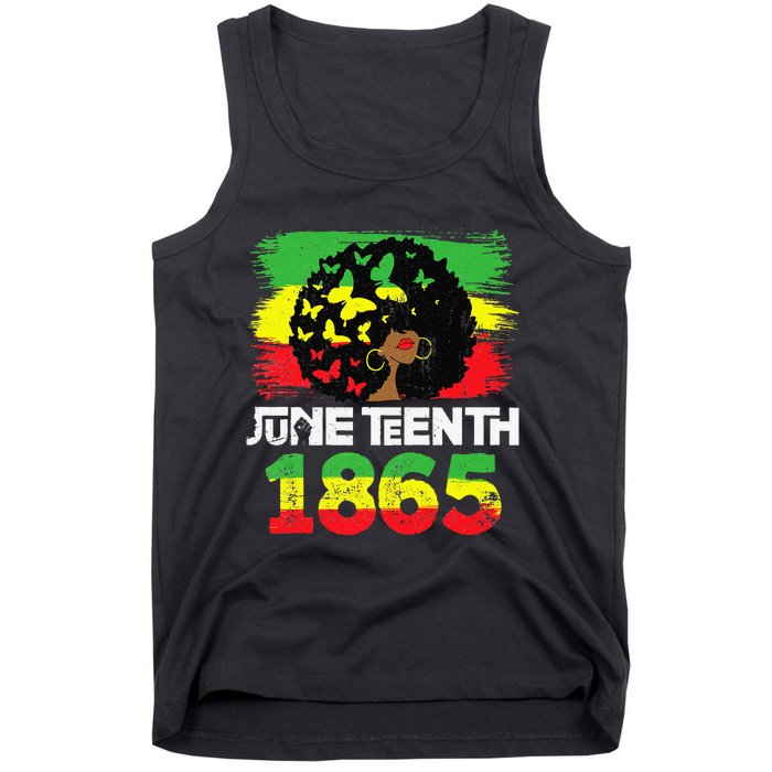 Juneteenth Is My Independence Day Black  Black Pride Tank Top