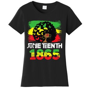 Juneteenth Is My Independence Day Black  Black Pride Women's T-Shirt