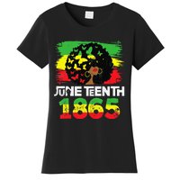 Juneteenth Is My Independence Day Black  Black Pride Women's T-Shirt