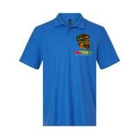 Juneteenth Is My Independence Day Black King Fathers Day Softstyle Adult Sport Polo