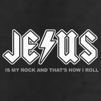 Jesus Is My Rock And That's How I Roll Funny Christian Golf Towel