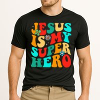Jesus Is My Superhero Christian Religious Cooling Performance Crew T-Shirt