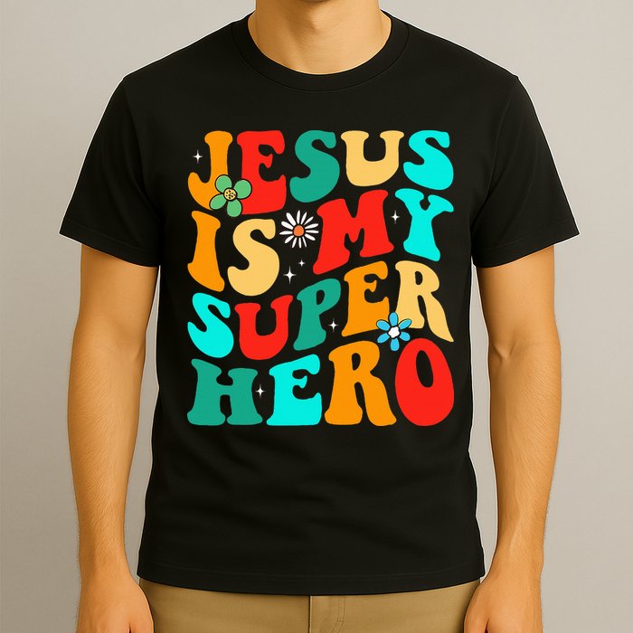 Jesus Is My Superhero Christian Religious T-Shirt