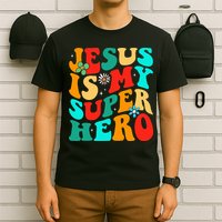Jesus Is My Superhero Christian Religious T-Shirt