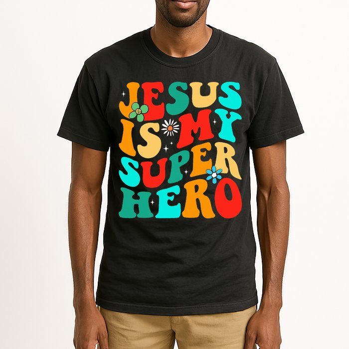 Jesus Is My Superhero Christian Religious Tall T-Shirt