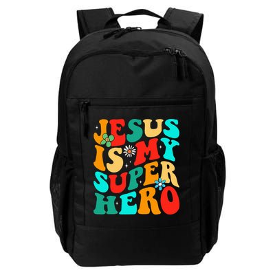 Jesus Is My Superhero Christian Religious Backpack
