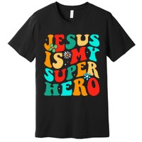 Jesus Is My Superhero Christian Religious Premium T-Shirt