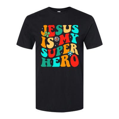 Jesus Is My Superhero Christian Religious Softstyle CVC T-Shirt