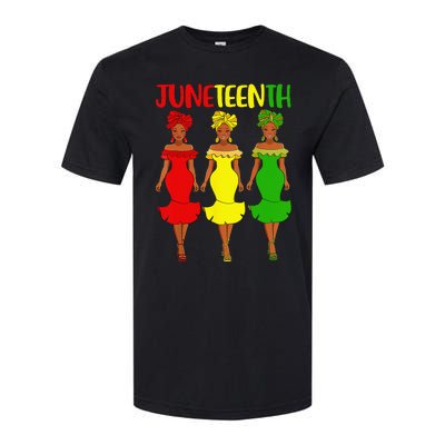 Juneteenth Is My Independence Day Afro Melanin Black Wo Softstyle CVC T-Shirt