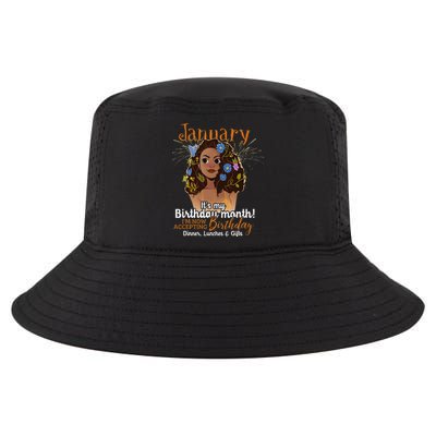 January It's my birthday month for Black Wo Cool Comfort Performance Bucket Hat