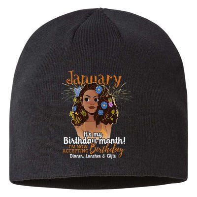 January It's my birthday month for Black Wo Sustainable Beanie