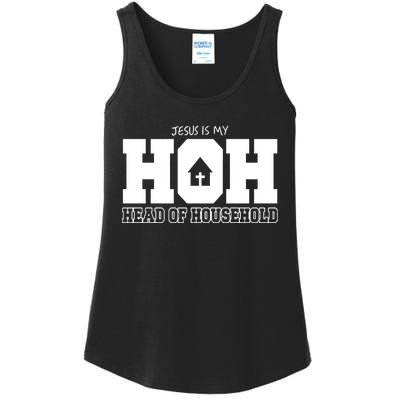 Jesus Is My Hoh Head Of Household Ladies Essential Tank