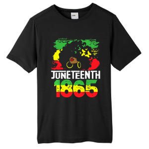 Juneteenth Is My Independence Day Black Freedom 1865 Tall Fusion ChromaSoft Performance T-Shirt