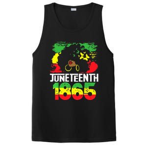 Juneteenth Is My Independence Day Black Freedom 1865 PosiCharge Competitor Tank