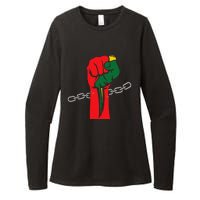 Juneteenth Is My Independence Day Free Black Pride Womens CVC Long Sleeve Shirt