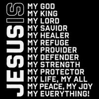 Jesus Is My God My King My Lord My Savior Christian Flexfit Unipanel Trucker Cap