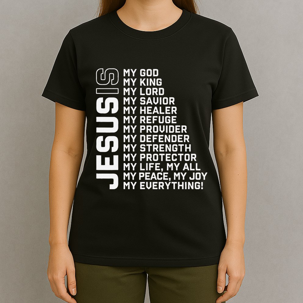 Jesus Is My God My King My Lord My Savior Christian T-Shirt