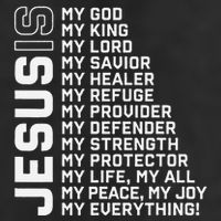 Jesus Is My God My King My Lord My Savior Christian 25L Jumbo Tote