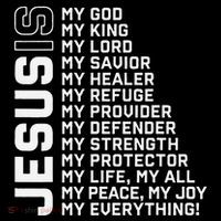 Jesus Is My God My King My Lord My Savior Christian Toddler T-Shirt